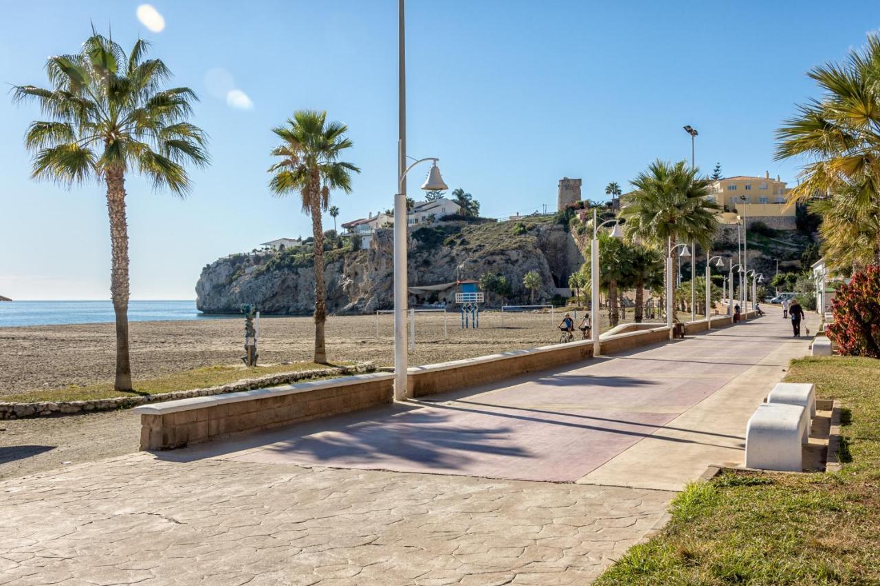 Wintowinrentals 1St Linea De Playa Vista Al Mar Y Piscina La Cala Del Moral Ngoại thất bức ảnh
