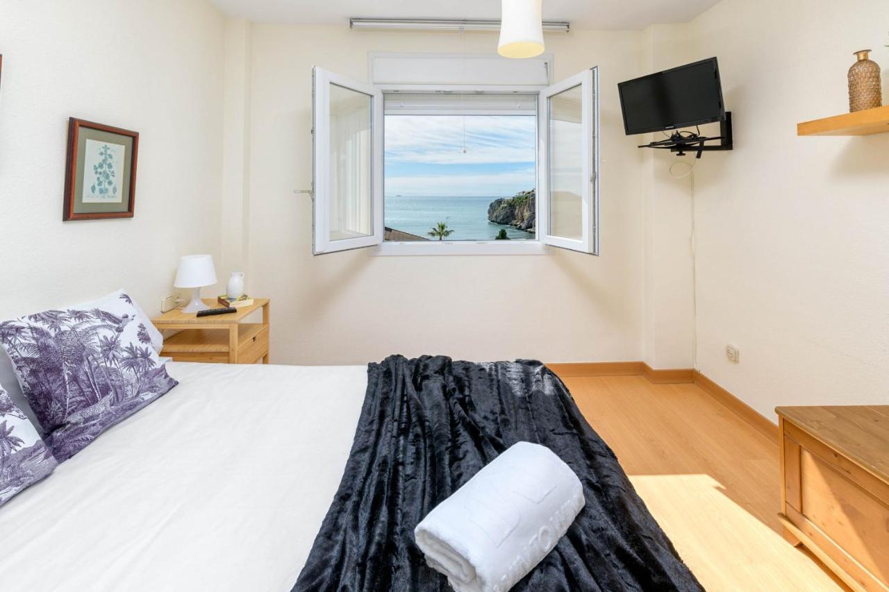 Wintowinrentals 1St Linea De Playa Vista Al Mar Y Piscina La Cala Del Moral Ngoại thất bức ảnh